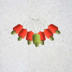 Zooni stitch marker orange lily Sänkt pris