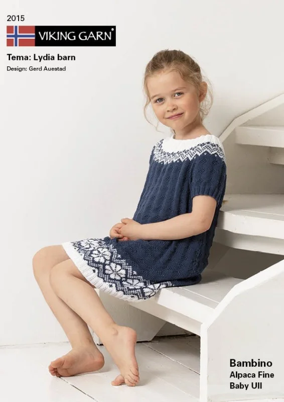 Rabatter Mönsterkatalog "Lydia" barn från Viking Garn 2015
