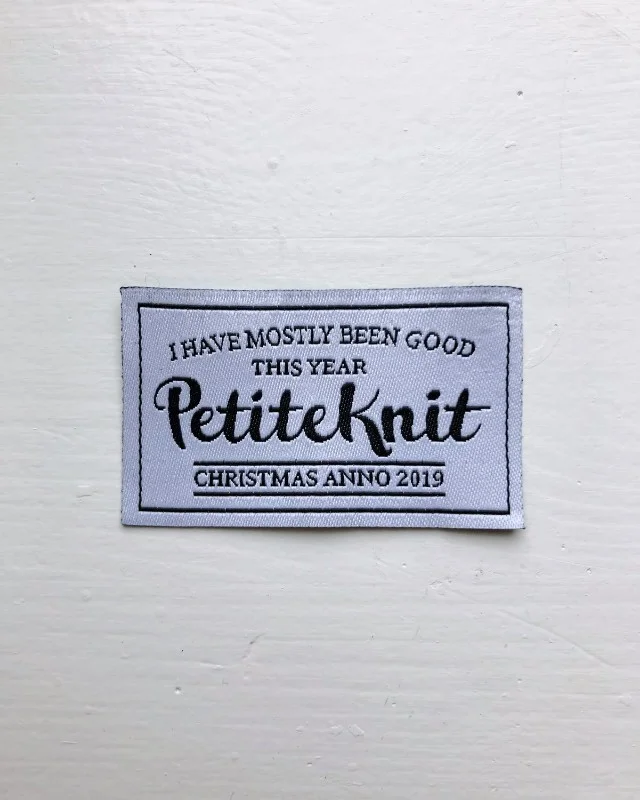 Rabatter "I Have Mostly Been Good This Year"-label