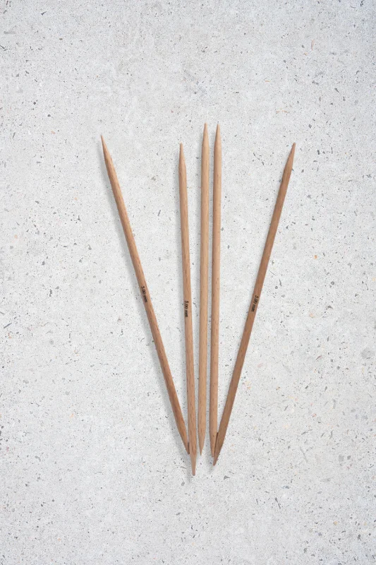 Begränsat antal Strumpstickor Basix birch 20cm