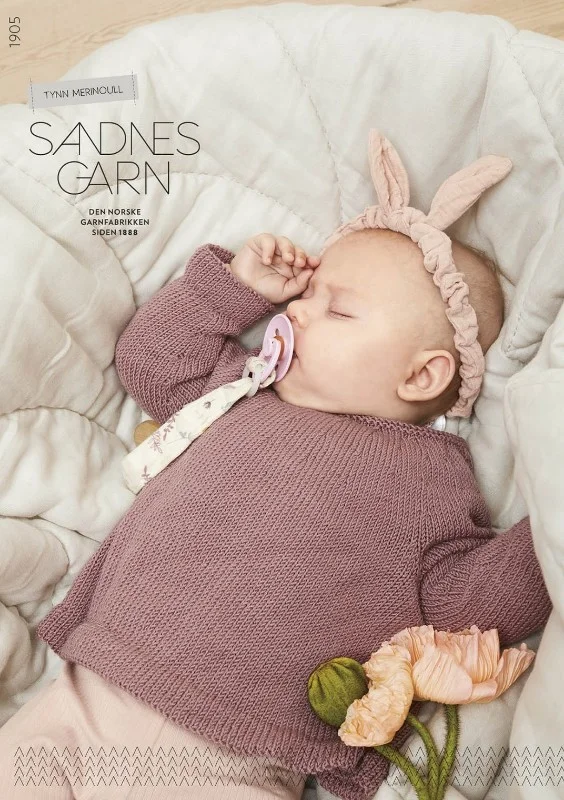 Mönsterkatalog till barn och baby i Tynn Merinoull 1905 Begränsat erbjudande