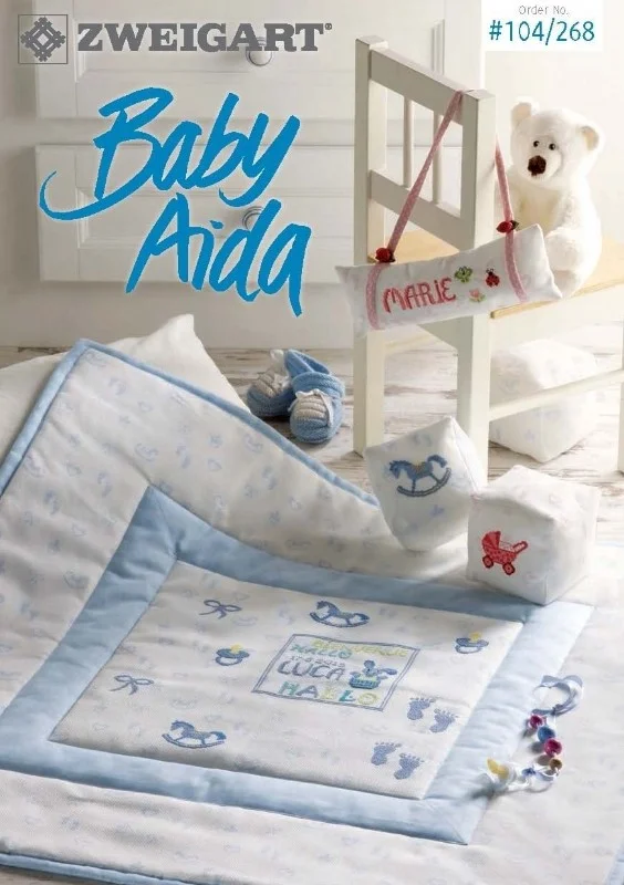 Billig Broderimönster designhäfte med baby broderi för aida