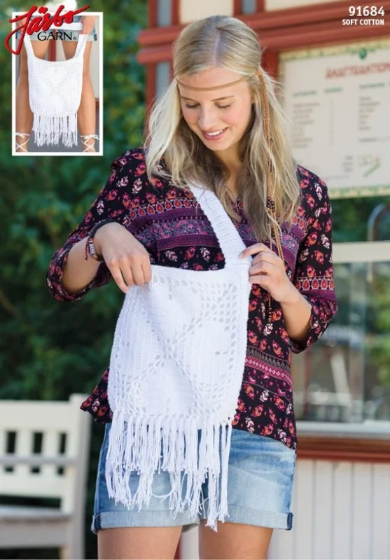 I lager Virkmönster till väska i Soft Cotton