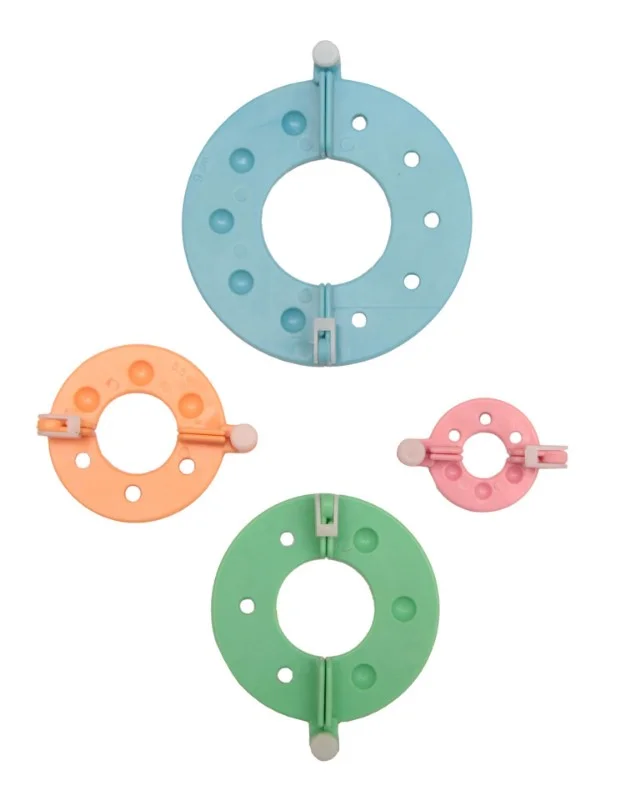 Pom pom mallar set om 4 st (3,5cm, 5,5cm, 7cm, 9cm) Bästa pris