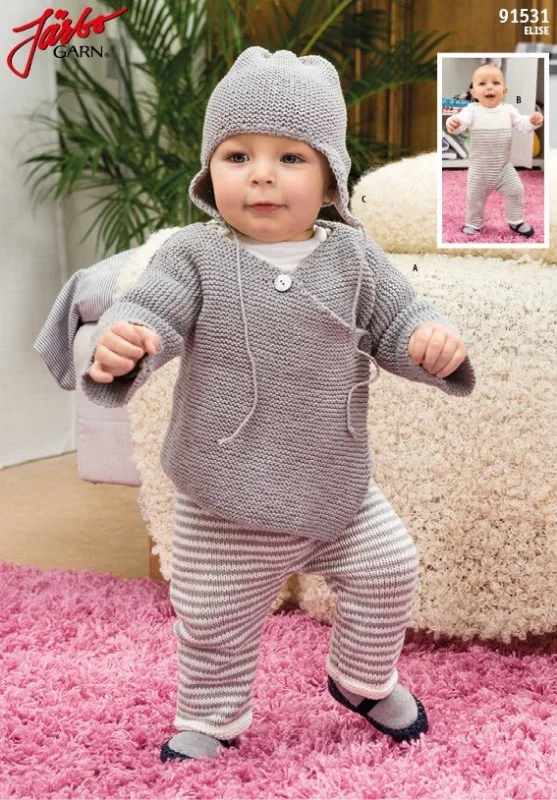 Omlottkofta, sparkbyxa för baby i Elise Kampanj
