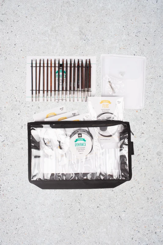 DROPS Pro Romance Utbytbara Rundstickor Deluxe Set Premium