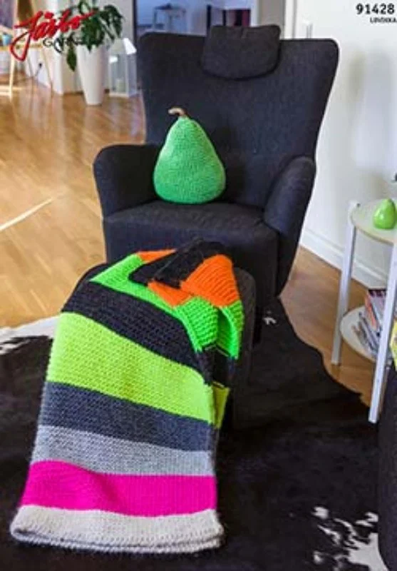 Färgstark filt i neon Lovikka Kampanjpris