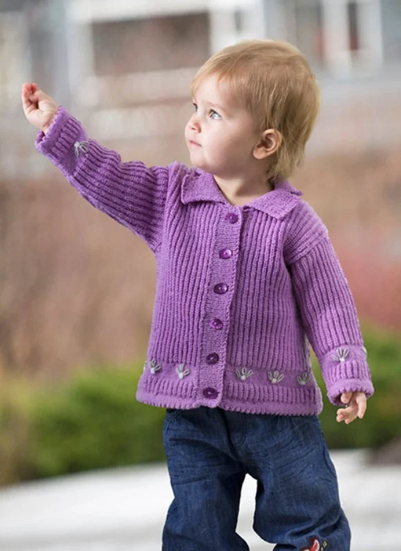 Babykofta och mössa i baby Merino Outlet