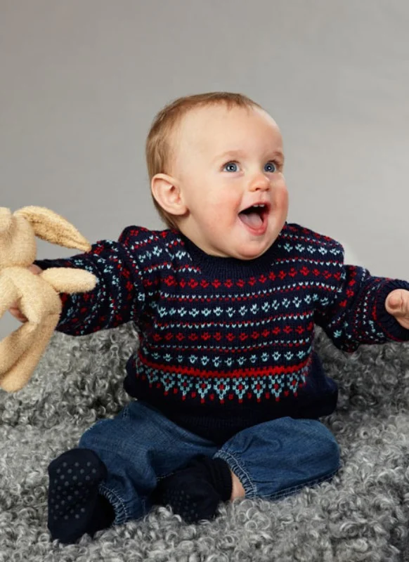 Fri frakt Babytröja i Baby Merino