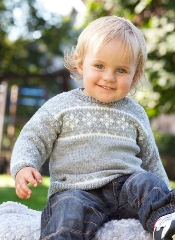 Tröja och kofta i Baby Merino Sänkt pris