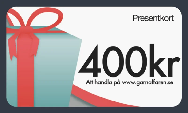 Köp online Presentkort 400 kr
