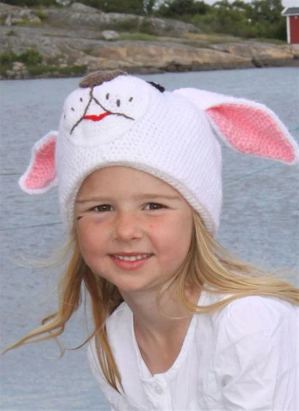 Kaninmössa i Freja akrylgarn Endast idag