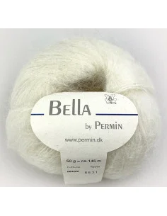 Rabatter Bella Mohair 02 Naturvit