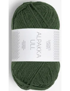Alpakka Ull 8082 Grön Fynd