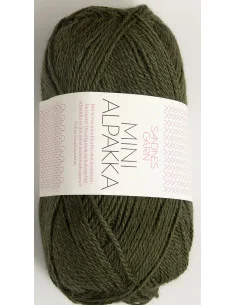 Erbjudandepris Mini Alpakka 9573 Mossgrön