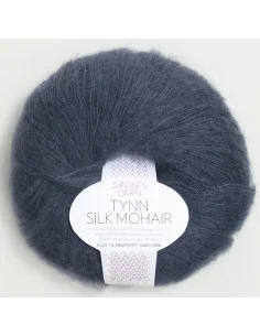 Tynn Silk Mohair 6081 Djupblå Handla nu