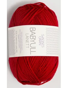 Premium Lanett Babyull 4128 Röd