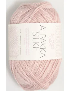 Alpakka Silke 3511 Puderrosa Begränsat erbjudande