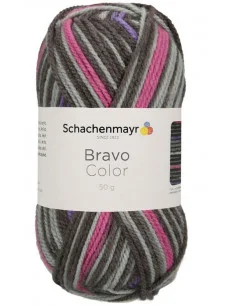 Bravo 2107 Color Grå/Rosa/Lila Print Säker betalning