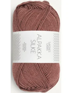 Billigare Alpakka Silke 4043 Plommonrosa