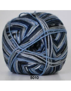 risnedsättning Aloe Sockwool 5010 Blå/Grå mel