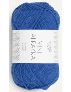 Billig Mini Alpakka 5845 Dazzling Blue