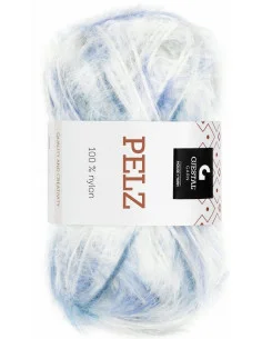 Populärt val Pelz 821 Blå/Lavendel/Grön Print