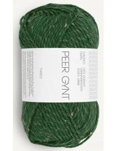 Peer Gynt 8085 Mörk Grön/Natur Tweed Rabatter