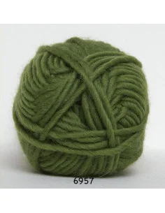 Natur ull 100g 6957 Grön Lågt pris