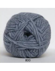 Premium Natur ull 100g 800 Ljusblå