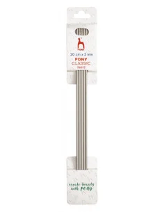 Strumpstickor Pony 20cm 2mm Begränsad tid