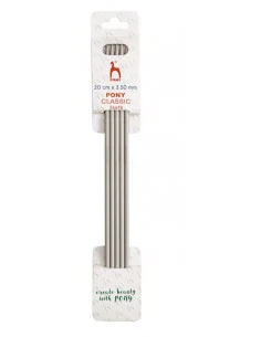 Säker betalning Strumpstickor Pony 20cm 3,5mm