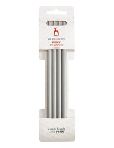 Kampanjpris Strumpstickor Pony 20cm 8mm