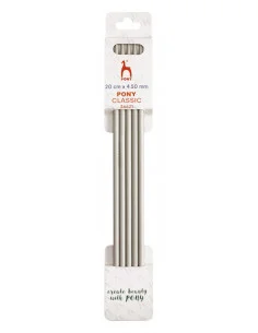 Fynd Strumpstickor Pony 20cm 4,5mm
