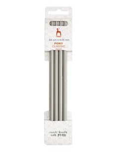 Strumpstickor Pony 20cm 6,5mm Fri frakt
