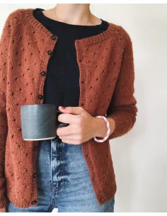 Stickbeskrivning Annas cardigan Fynd