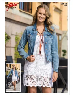 Nyhet Stickbeskrivning 91648 Elise
