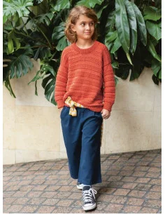 Billigare Stickbeskrivning 2405 Fillip Sweater Junior