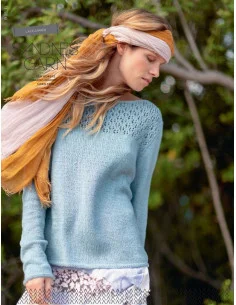 Stickbeskrivning 1908 mod 11 Lace jumper Lågt pris