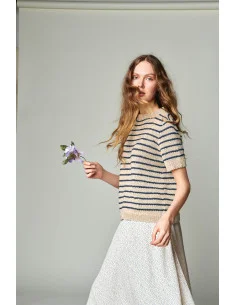 Populär Stickbeskrivning 2104 mod 2 Marian t-shirt
