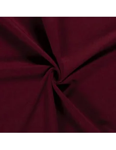 Jerseytyg French Terry Flossad Bordeaux Rabatter