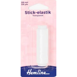 Hemline Stick-Elastik Transparent Fynd