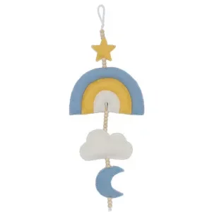 Gör det själv/DIY set Regnbåge Hanger Blå Filt Populärt val