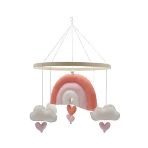 Gör det själv/DIY set Regnbåge Mobil Rosa Filt Kampanj