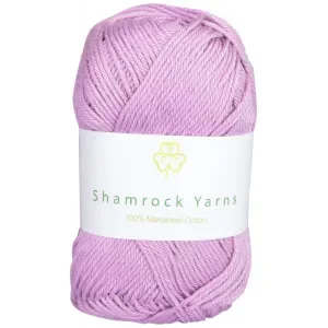 Premium Shamrock Yarns 100% merceriserad bomull 52 Lilac