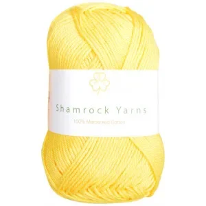 Shamrock Yarns Mercerised Cotton 179 Gul Billigare