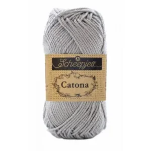 Begränsat erbjudande Scheepjes Catona Garn Unicolor 074 Mercury