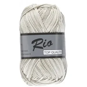 Köp online Lammy Rio Garn Print 621 Vit/Grå/Beige 50 gram