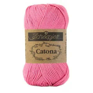 Begränsat antal Scheepjes Catona Garn Unicolor 519 Fresia