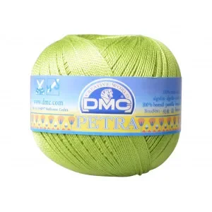 DMC Petra nr. 5 Virkgarn Unicolor 5907 Äppelgrön Köp nu